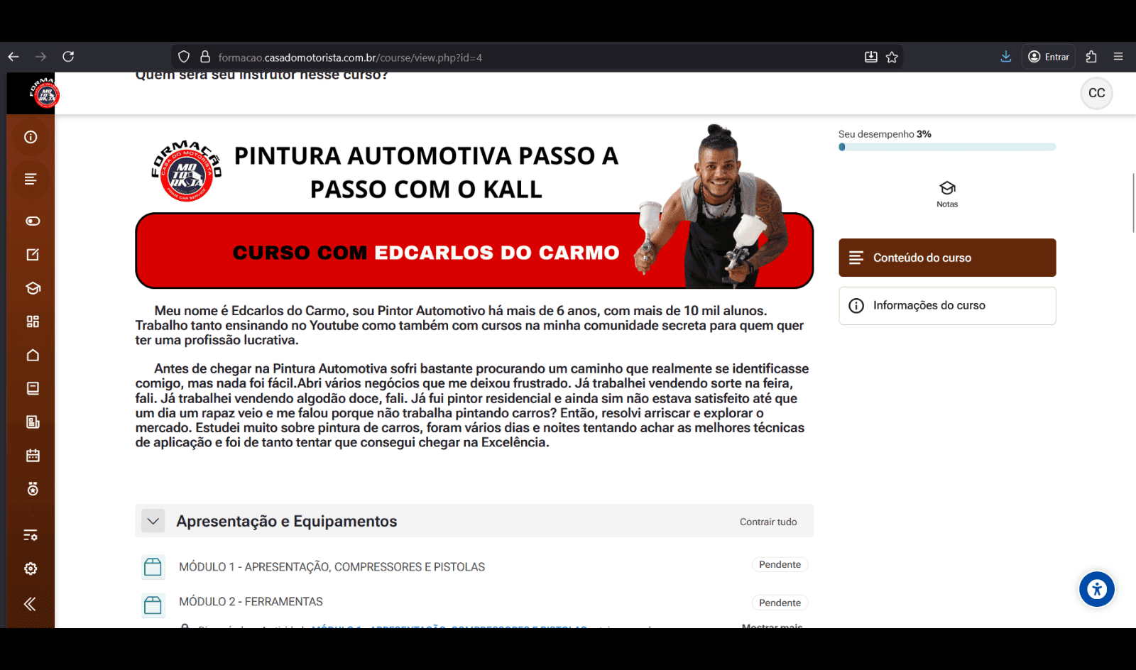 Navegação fácil e intuitiva